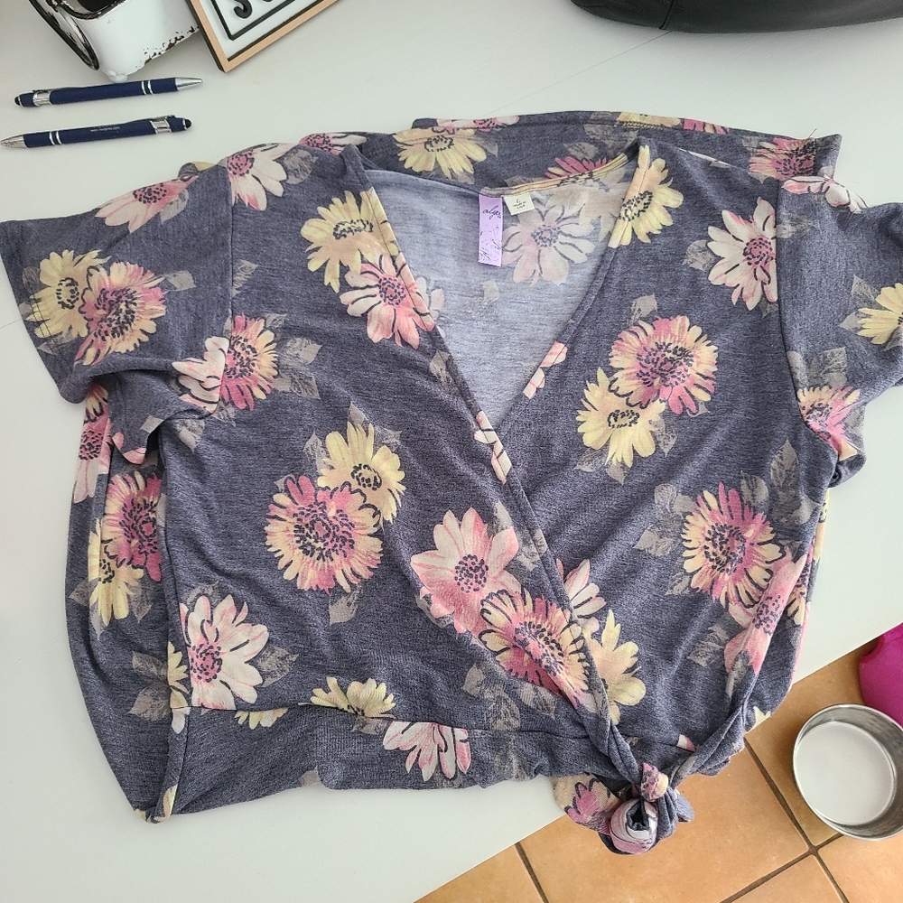 Faux Wrap Dress